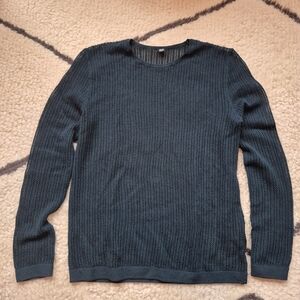 Uniqlo Women's Deep Teal Crewneck Sweater